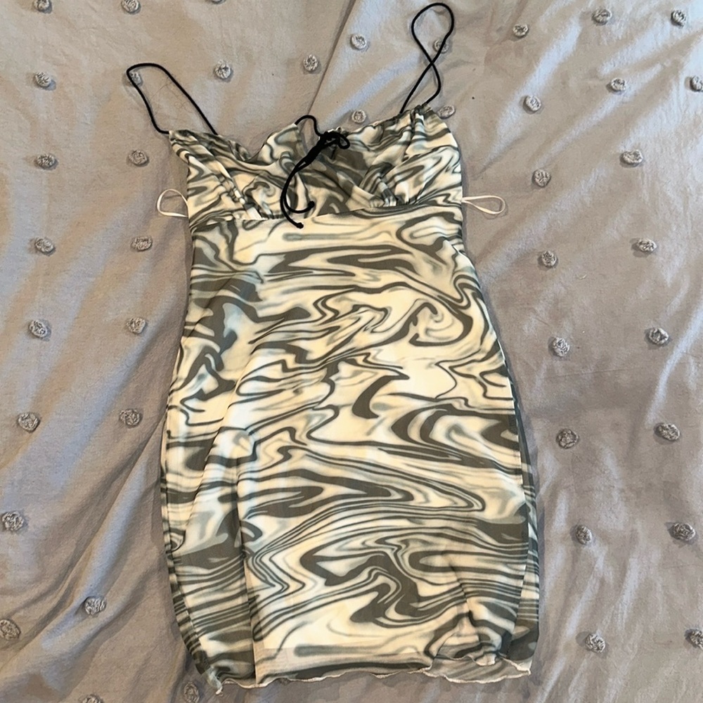 Tie-Dye mini dress